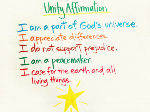 cv unity affirmation